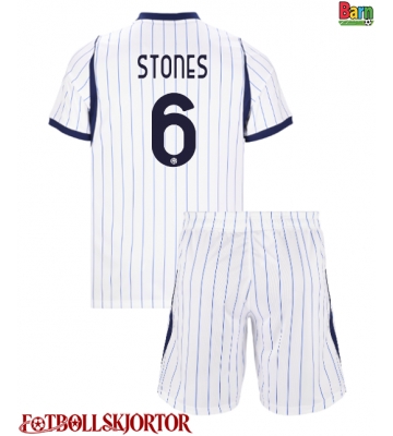 Inter Milan John Stones #6 Borta Kläder Barn 2026-27 Kortärmad (+ Korta byxor)